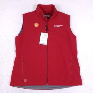 Outer Boundary Vest Large Women Red Shell‎ Oil Silvertip 2015 Full Zip Gorpcore